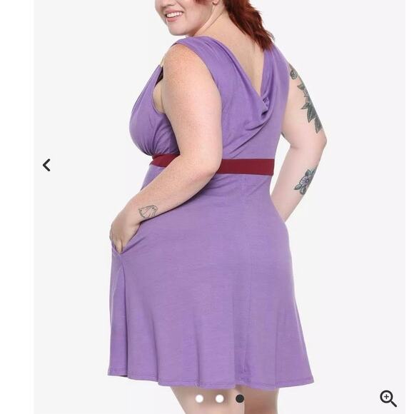 Hot Topic Plus Size 1 Disney Hercules Megara Cosplay Costume Halloween Dress 1X - Picture 3 of 4